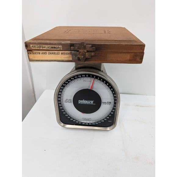 KINGSLEY HOT FOIL Stamping Printer letters Typeset 18 PT. BALLOON caps, Wood Box - Picture 7 of 7